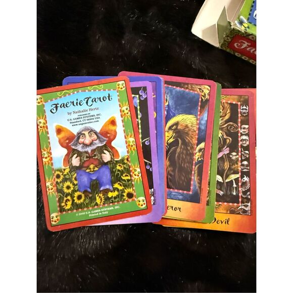 Faerie Tarot Cards Deck Natalie Hertz Esoteric Telling Us Games Systems - Picture 5 of 11
